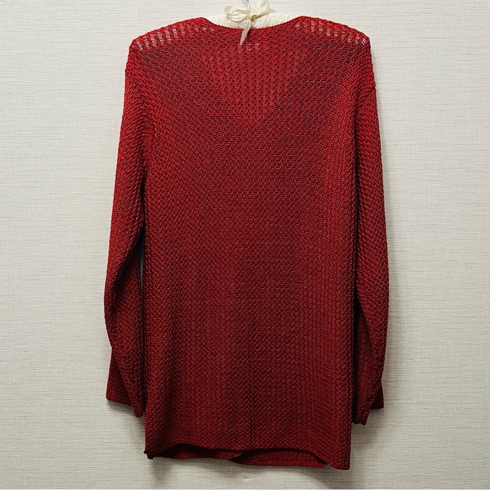 Peruvian Connection Deep Rust Cardigan - Picture 4 of 8